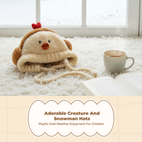 Winter Knit Cap Soft Plush Ear Cover Fall & Winter Youth