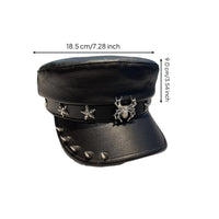 Jotaro Kujo cosplay hat, metal plaque