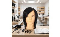 Human Hair Mannequin Head Sturdy Mannequin Head with Stand Sturdy for Students