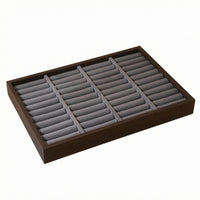 Jewelry Display Tray Rectangular Jewelry Tray Velvet-Lined