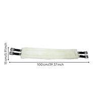 Wool Fleece Girth Anti-Rub Fleece Padded Girth Quick-Quick to Dry Equine Tack for Equestrian