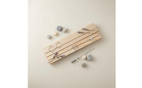Card Slot Jewelry Display Rack Wooden Wood Earring Stand Lightweight Earring Display Stand for Boutique