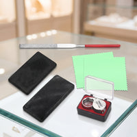 6 Pieces Jewelry Testing Kit Easy to Use Jewelry Testing Kit with Polishing Cloth Accurate for Collectors