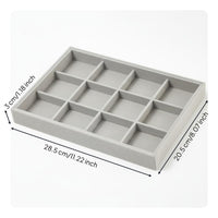 Velvet Jewelry Tray Compartmented Compartment Jewelry Tray Drawer Inserts