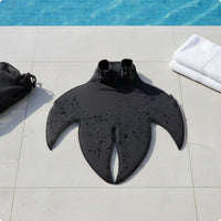 Monofin Waterproof Mermaid Fin Comfortable Foot Pockets for Snorkeling