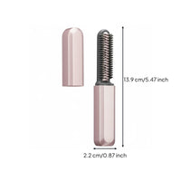 Bangs Straightener Brush Two-in-Single Use Mini Hair Straightener Comb Compact