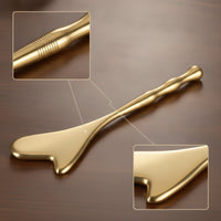 Gua Sha Massage Stick Metal-Like Acupressure Massage Tool Textured for Adults