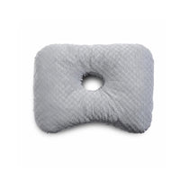 Side Sleeper Pillow with Ear Hole Ear Hole Pillow Checkerboard Textured