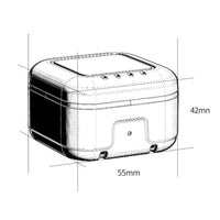 Mini Electric Depilatory Melter Square Rounded-Corner Hair Removal Depilatory