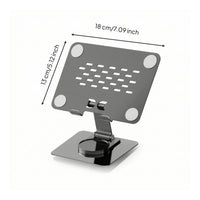 1 Piece Adjustable Tablet Holder Stand with 360-degree Rotating Base Hinged Arm Non-slip Pad E-reader Stand Suitable for Home Office Study Kitchen