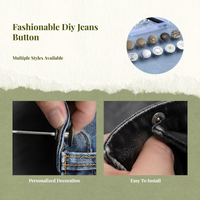 Adjustable jeans button tightens fit