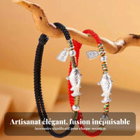 Koi Pendant Bracelet Meaningful Gift Red String Bracelet Symbolic Design
