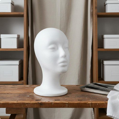 Foam Wig Head Lightweight Wig Display mannequin Head Beauty Accessory for Cosplay Users