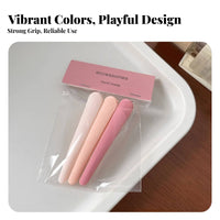 Duckbill Hair Fastener Versatile Jaw Hair Fastener Matte Finish Barrette Lightweight No-Wrinkle Barrette Strong Grip for Salon