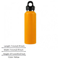 Hinged-Lid Water Bottle Hot or Cold Stainless Steel Water Bottle