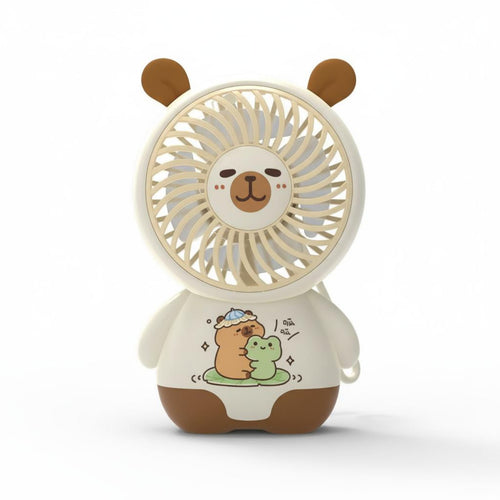 Capybara Handheld Fan Compact and Portable Cute Capybara Fan Built-in Battery