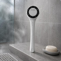 Electric Back Scrubber Digital Display Long Handle Shower Brush 3 Speed Levels