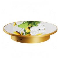 Electric Rotating Display Stand Mirrored Top Rotating Display Turntable Slow Rotation Photo Gear for Photographers