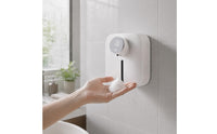 Wall-Mounted Foam Soap Dispenser Viewing Window Bathroom Accessory