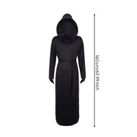 Hooded Specter Costume Tailored Black Specter Robe Shaped Design Black Hooded Garment