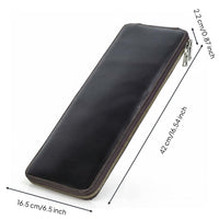 Travel Tie Case Portable Leather Tie Case Long-Lasting for Business Travelers