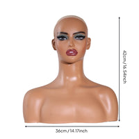 Hairpiece Display Head Professional Look Display Mannequin Head Lightweight for Jewelry Sellers