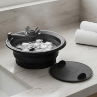 Collapsible Ice Facial Basin Food-Grade Breathing Cold Treatment Bowl Ergonomic