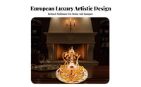 8 Pieces Vintage Metal Drinks Set Luxury Design European Design Vintage Drink Set Home Decoration for Wedding, Hotel