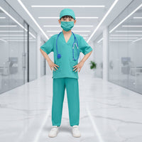 Educational Kids Science Coat Uniform Comfortable Material Child's Science Coat Costume Realistic Design for Preschoolers, Career Day