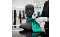 Mannequin Head with Shoulders Matte Display Bust with Shoulders Hairpiece Stand with Base Long-Neck Hat Display with Stand