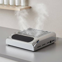 Nail Dust Collector Low Noise Manicure Dust Extractor Reusable Filter