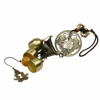 Copper Wind Chime Auspicious Charm Fortunate Metal Wind Bell Crisp Sound