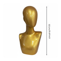 Multi-Purpose Female Mannequin Head with Shoulders Cosplay Head Prop for Cosplayers, Retailers, Salon, Photoshoots