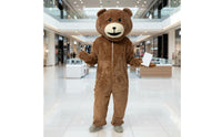 Character Costume Furry Animal Character Outfit Clear Vision Mesh Full Body Costume for Entertainers, Promotional Events