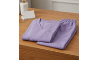 Breathable Scrub Set Multiple Pockets Nurse Attire Set Drawstring Waist V-Neck Scrub Attire for Nurses, Beauticians, Caregivers, Hospital, Medical Office, Spa
