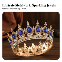 Crystal Crown Sparkling Crystal S Crystal Queen Crown Bridal Headpiece Elegant Design Crystal Queen Tiara for Photoshoot