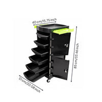 Hairstylist Rolling Trolley Multiple Drawers Multi-Drawer Salon Cabinet