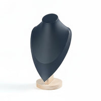 Necklace Display Bust Solid Wood Construction Jewelry Bust Display Long-Lasting