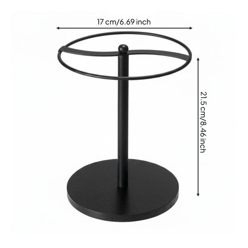 Wood Base Eyewear Stand Creative Eyeglasses Rack Space-Saving for Desk
