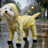 Full Body Dog Raincoat Waterproof Pet Apparel Lightweight for Outdoor Walking