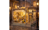 Miniature Jewelry Shop Detailed Miniature House with Light Decorative Toy for Desk