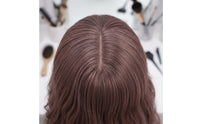 Voluminous Curls Layered Wavy Hairpiece No Bangs Long Wavy Hairpiece Natural Looking Hairpiece Tousled Ends