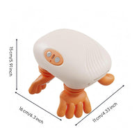 Neck and Shoulder Massager Curved Design Wellness Equipment 2 Modes