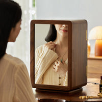 Jewelry Box with Glass Door Multi-Drawer Furniture Large-Capacity for Women