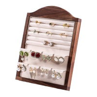 Arched Jewelry Rack Rectangular Frame Padded Jewelry Display Rack Elegant Design