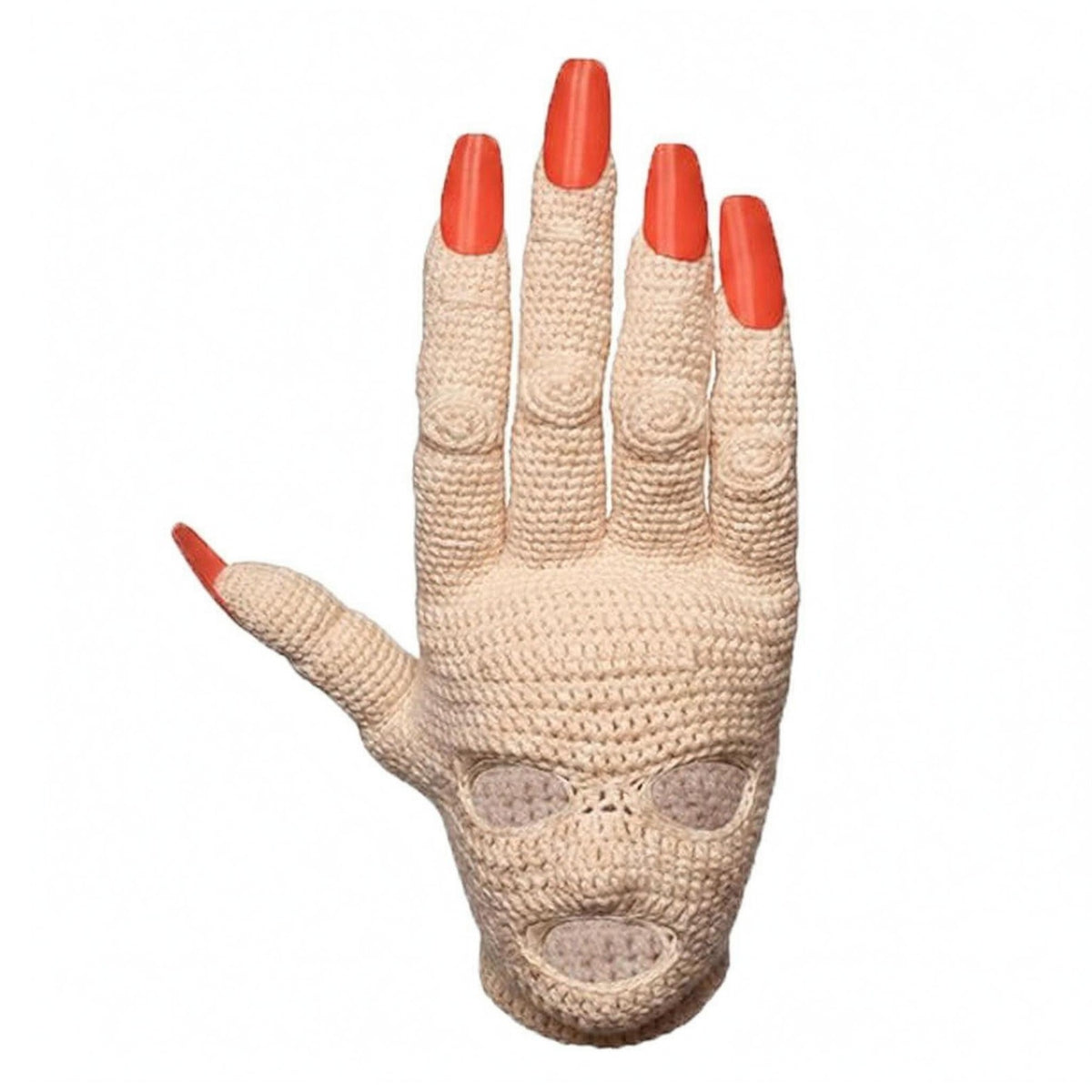 Hand-Shaped Balaclava Easy to Clean Knitted Face Covering Lightweight