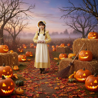 Farm Girl Dress Halloween Farm Boy Costume School Play for Children