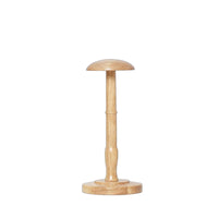 Hat Display Stand Solid Wood Wooden Hat Stand Stable Base for Trade Exhibit