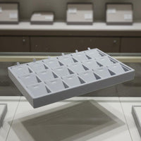 Velvet Jewelry Tray Compartmentalized Jewelry Organizer Tray Space Saving