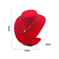 V-Neck Necklace Display Bust Stable Base Locket Display Stand for Craft Fairs